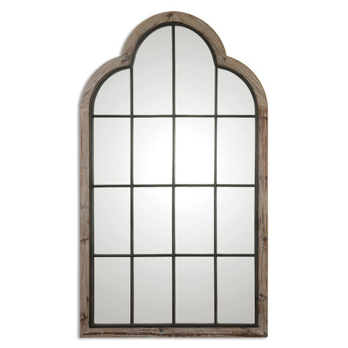 Gavorrano Mirror in Burnished Reclaimed Pine w/Gray (52|09524)