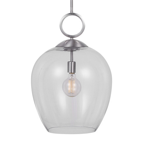 Calix One Light Pendant in Brushed Nickel (52|22169)