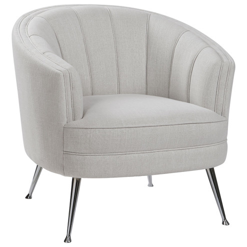 Janie Accent Chair in Polished Nickel (52|23510)