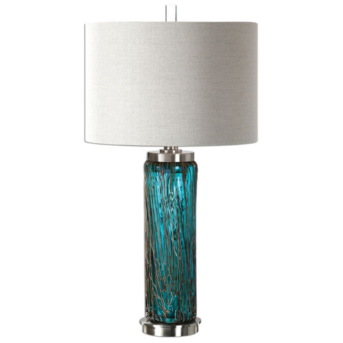 Almanzora One Light Table Lamp in Blue, Bronze, Brushed Nickel (52|27087-1)