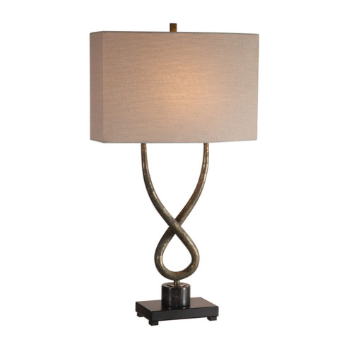 Talema One Light Table Lamp in Aged Silver Leaf (52|27811-1)