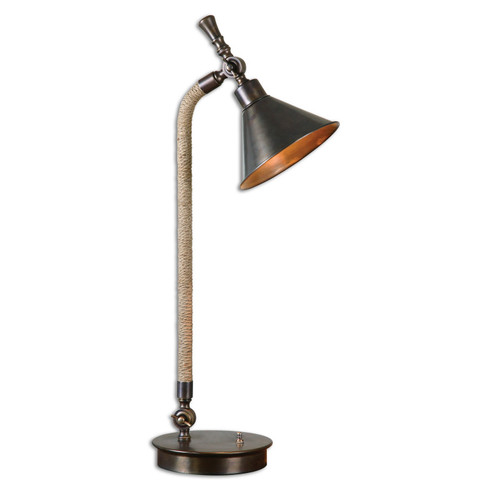 Duvall Task One Light Table Lamp in Oxidized Bronze (52|29180-1)