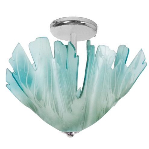 Private Events Three Light Pendant in Blending Teal (247|732850)
