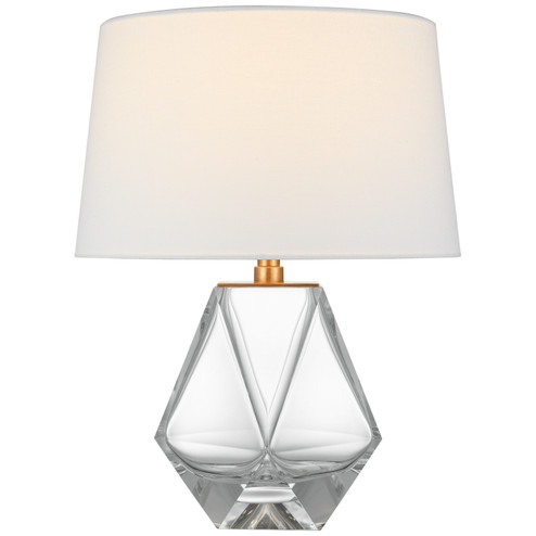 Gemma LED Table Lamp in Clear Glass (268|CHA 8437CG-L)