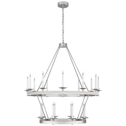 Launceton 20 Light Chandelier in Polished Nickel (268|CHC 1607PN)