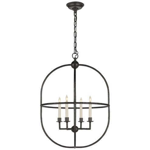 Desmond Cage Four Light Lantern in Aged Iron (268|CHC 2224AI)