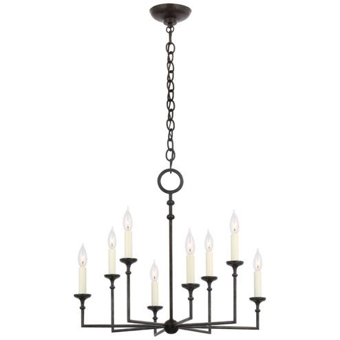 Rowen LED Chandelier in Aged Iron (268|CHC 5701AI)