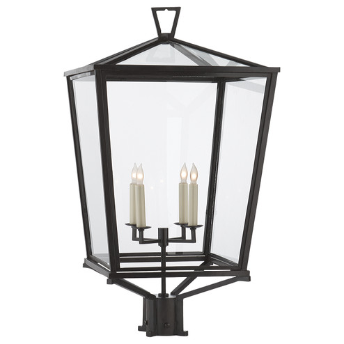 Darlana Outdoor Four Light Post Lantern in Bronze (268|CHO 7113BZ)