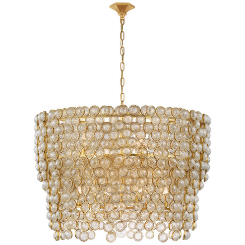 Milazzo 12 Light Chandelier in Gild and Crystal (268|JN 5232G/CG)