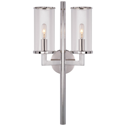 Liaison Two Light Wall Sconce in Polished Nickel (268|KW 2201PN-CG)