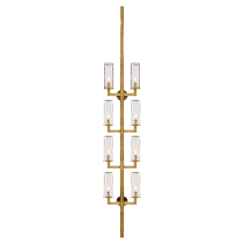Liaison Eight Light Wall Sconce in Antique-Burnished Brass (268|KW 2204AB-CRG)