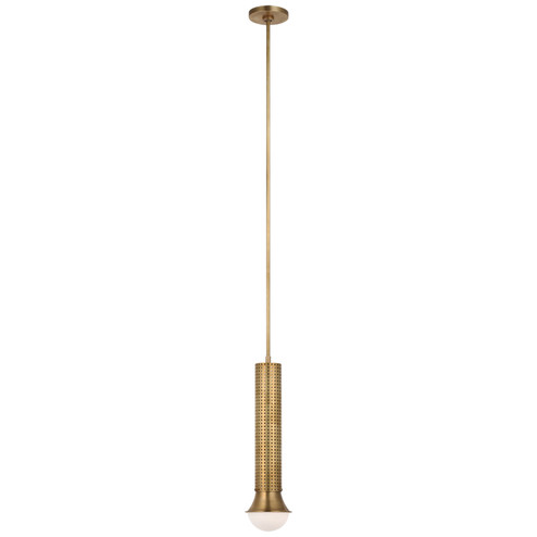 Precision LED Pendant in Antique-Burnished Brass (268|KW 5220AB-WG)