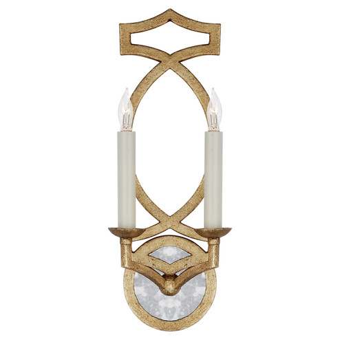 Brittany Two Light Wall Sconce in Venetian Gold (268|NW 2311VG)