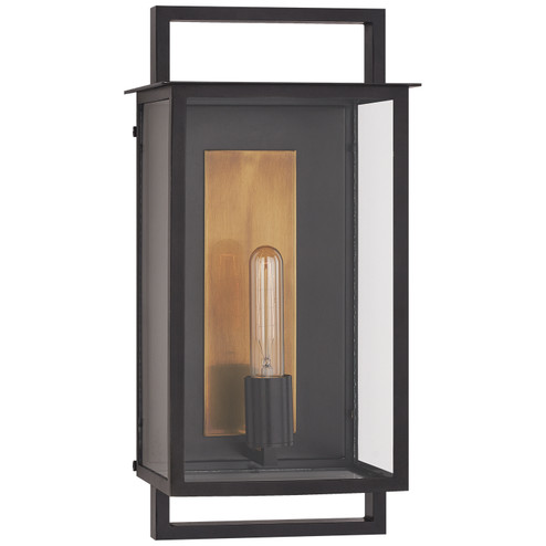 Halle One Light Outdoor Wall Sconce in Aged Iron (268|S 2191AI-CG)