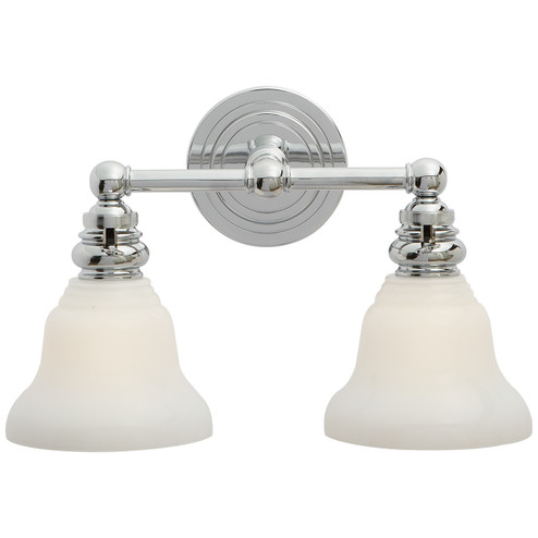 Boston Two Light Wall Sconce in Chrome (268|SL 2932CH/SLEG-WG)