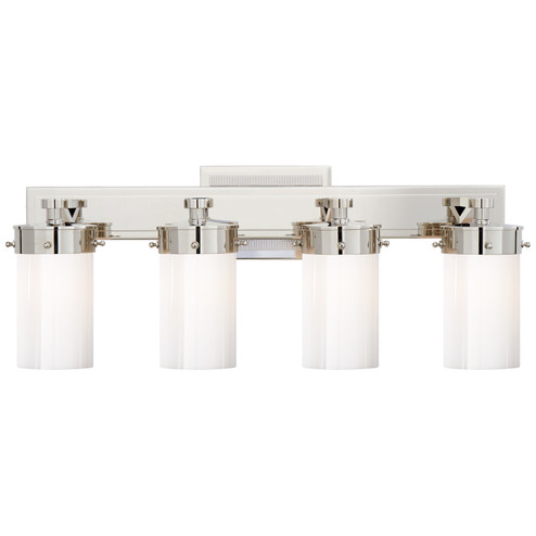 Marais Four Light Bath Sconce in Polished Nickel (268|TOB 2316PN-WG)