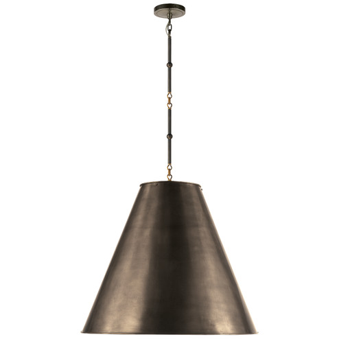 Goodman Two Light Pendant in Bronze with Antique Brass (268|TOB 5014BZ/HAB-BZ)