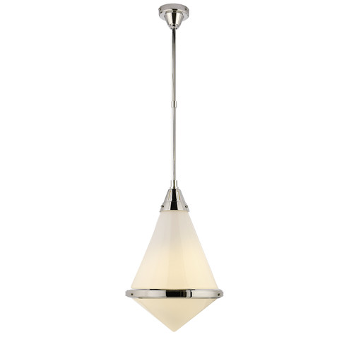 Gale One Light Pendant in Polished Nickel (268|TOB 5156PN-WG)