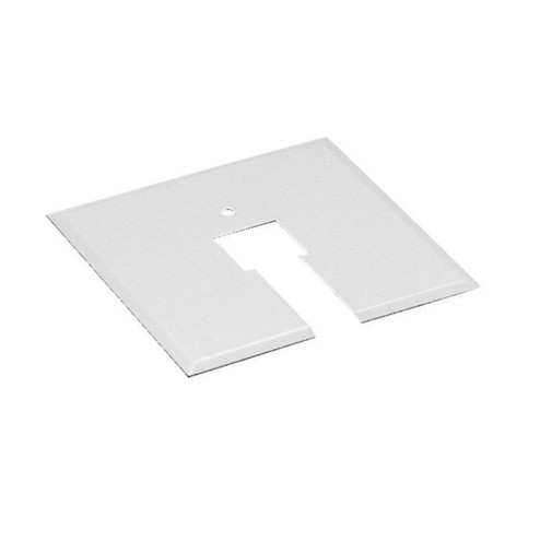 120V Track Canopy Plate for Junction Box in White (34|CP-WT)