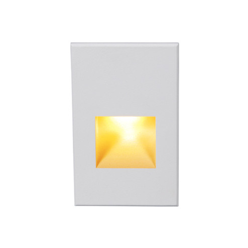 Led200 LED Step and Wall Light in White on Aluminum (34|WL-LED200F-AM-WT)