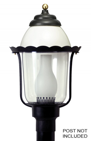 LED Colonial One Light Post Mount in White (301|123-LR12W)