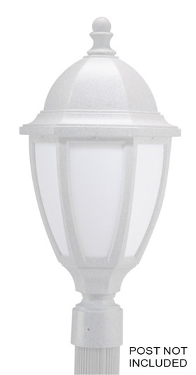 Everstone LED One Light Lantern in Whitestone (301|S11TF-LR15W-WH)