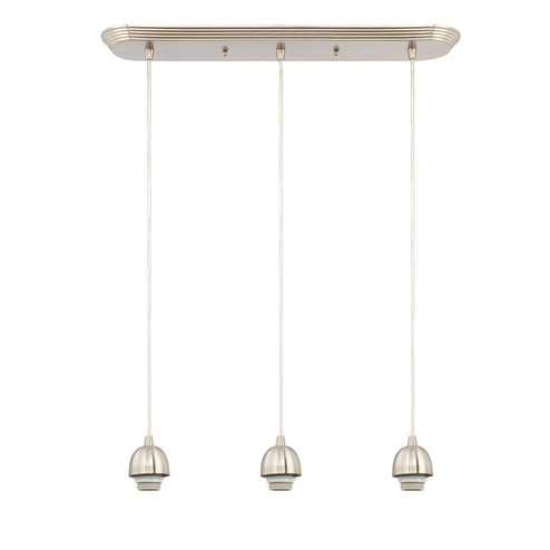 Mini Pendant Three Light Mini Pendant in Brushed Nickel (88|6301200)