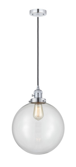 Franklin Restoration One Light Mini Pendant in Polished Chrome (405|201CSW-PC-G202-12)