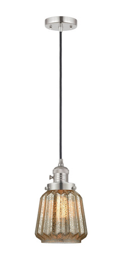 Franklin Restoration LED Mini Pendant in Polished Nickel (405|201CSW-PN-G146-LED)