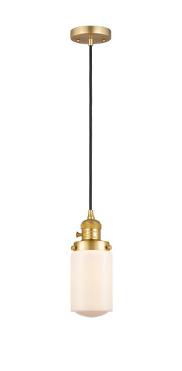 Franklin Restoration LED Mini Pendant in Satin Gold (405|201CSW-SG-G311-LED)