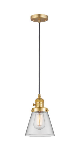 Franklin Restoration LED Mini Pendant in Satin Gold (405|201CSW-SG-G62-LED)