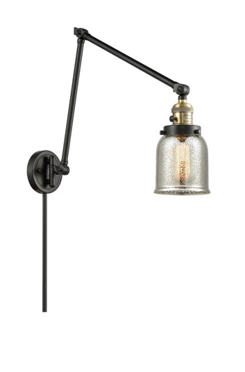 Franklin Restoration One Light Swing Arm Lamp in Black Antique Brass (405|238-BAB-G58)
