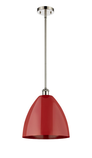 Ballston One Light Pendant in Polished Nickel (405|516-1S-PN-MBD-12-RD)