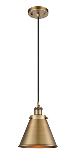Ballston Urban One Light Mini Pendant in Brushed Brass (405|916-1P-BB-M13-BB)