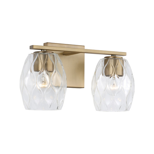 Lucas Two Light Vanity in Aged Brass (65|145321AD-525)