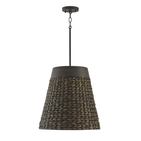 Tallulah Four Light Pendant in Charcoal Wash (65|343941CW)