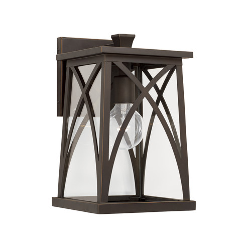 Marshall One Light Outdoor Wall Lantern in Oiled Bronze (65|946511OZ)