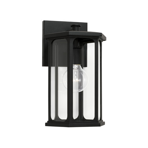 Walton One Light Outdoor Wall Lantern in Black (65|946611BK)