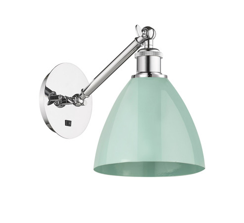 Ballston One Light Wall Sconce in Polished Chrome (405|317-1W-PC-MBD-75-SF)