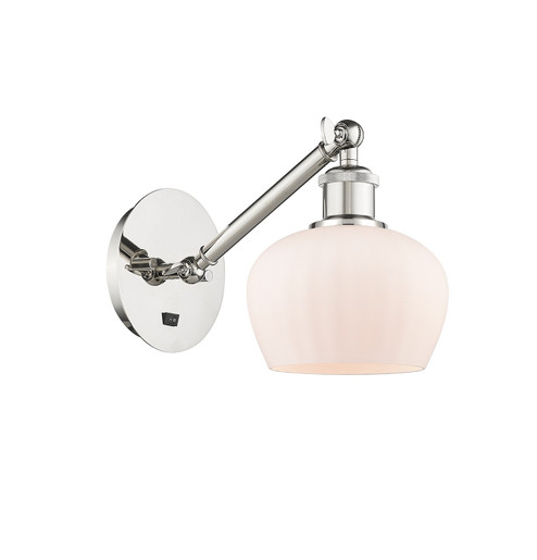 Ballston One Light Wall Sconce in Polished Nickel (405|317-1W-PN-G91)