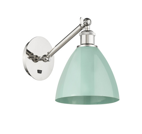 Ballston One Light Wall Sconce in Polished Nickel (405|317-1W-PN-MBD-75-SF)