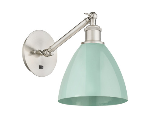 Ballston One Light Wall Sconce in Brushed Satin Nickel (405|317-1W-SN-MBD-75-SF)