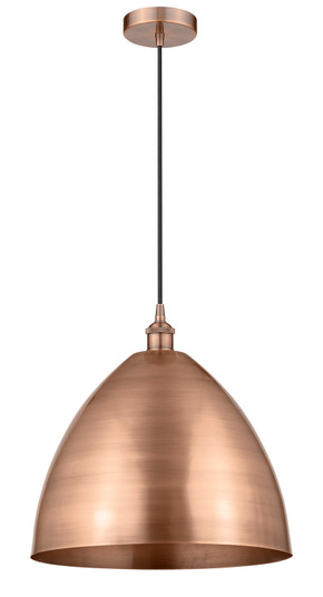 Edison LED Mini Pendant in Antique Copper (405|616-1P-AC-MBD-16-AC-LED)
