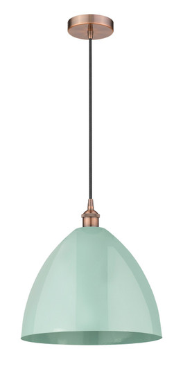 Edison One Light Mini Pendant in Antique Copper (405|616-1P-AC-MBD-16-SF)