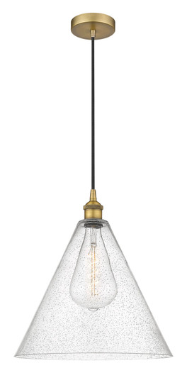 Edison One Light Pendant in Brushed Brass (405|616-1P-BB-GBC-164)