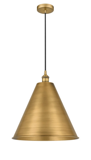 Edison One Light Mini Pendant in Brushed Brass (405|616-1P-BB-MBC-16-BB)