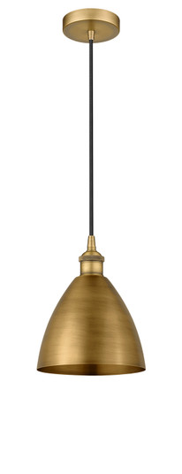 Edison LED Mini Pendant in Brushed Brass (405|616-1P-BB-MBD-75-BB-LED)