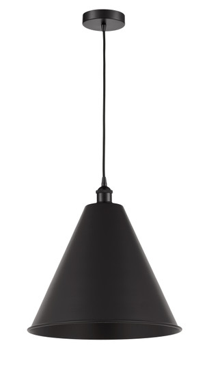 Edison LED Mini Pendant in Matte Black (405|616-1P-BK-MBC-16-BK-LED)