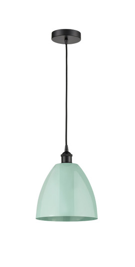 Edison One Light Mini Pendant in Matte Black (405|616-1P-BK-MBD-9-SF)