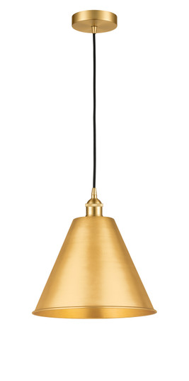 Edison One Light Mini Pendant in Satin Gold (405|616-1P-SG-MBC-12-SG)